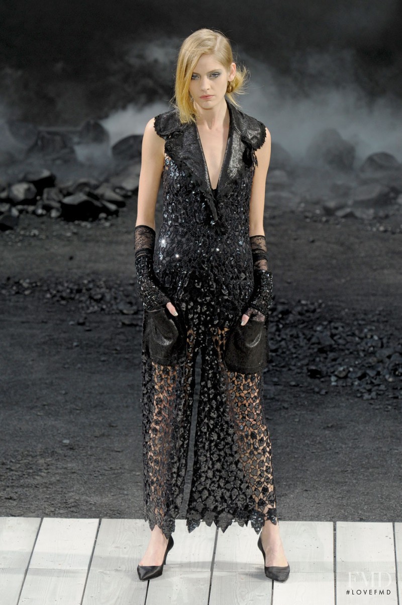 Heidi Mount featured in  the Chanel fashion show for Autumn/Winter 2011