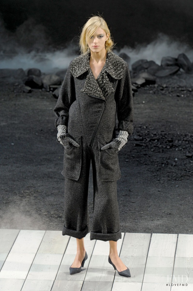 Anja Rubik featured in  the Chanel fashion show for Autumn/Winter 2011