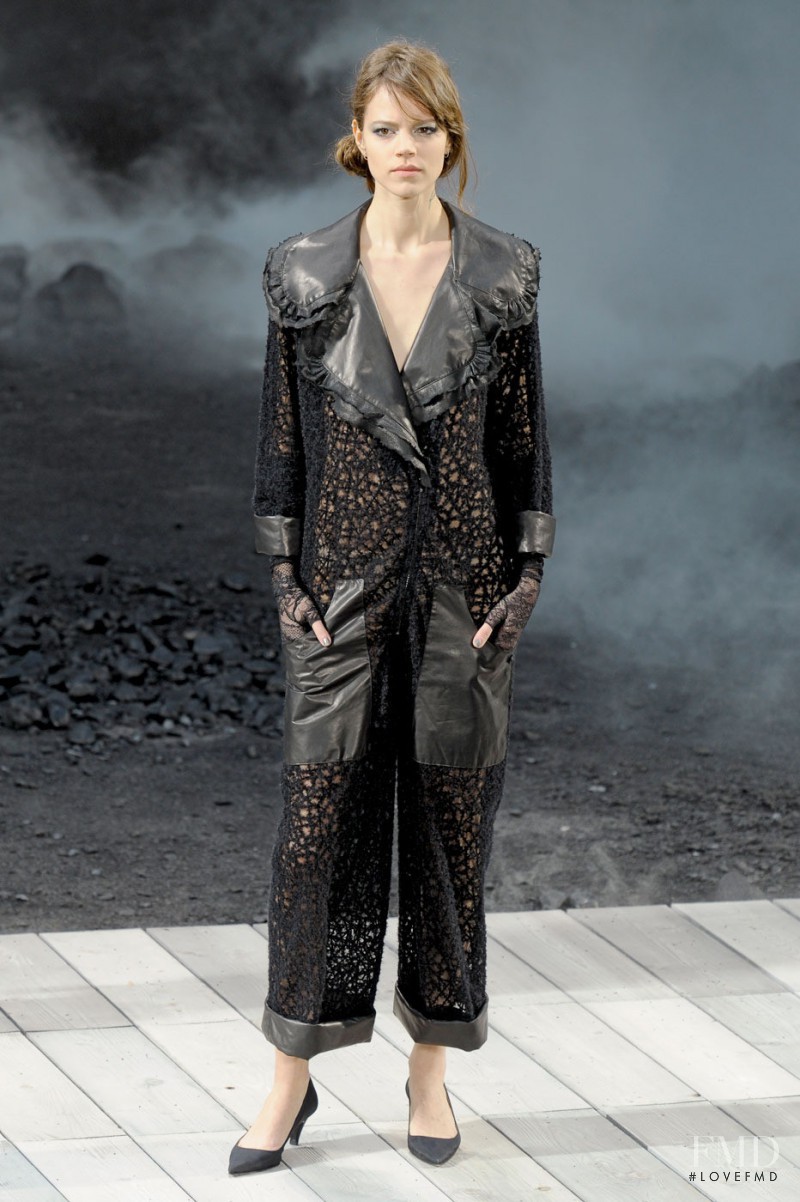 Freja Beha Erichsen featured in  the Chanel fashion show for Autumn/Winter 2011