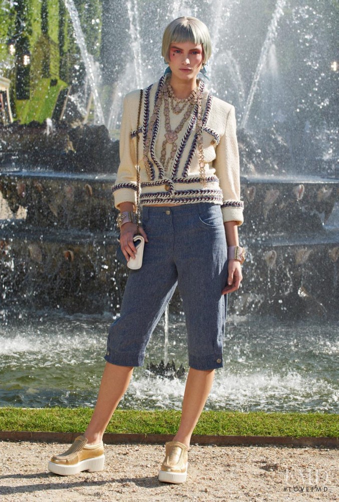 Ava Smith featured in  the Chanel fashion show for Resort 2013