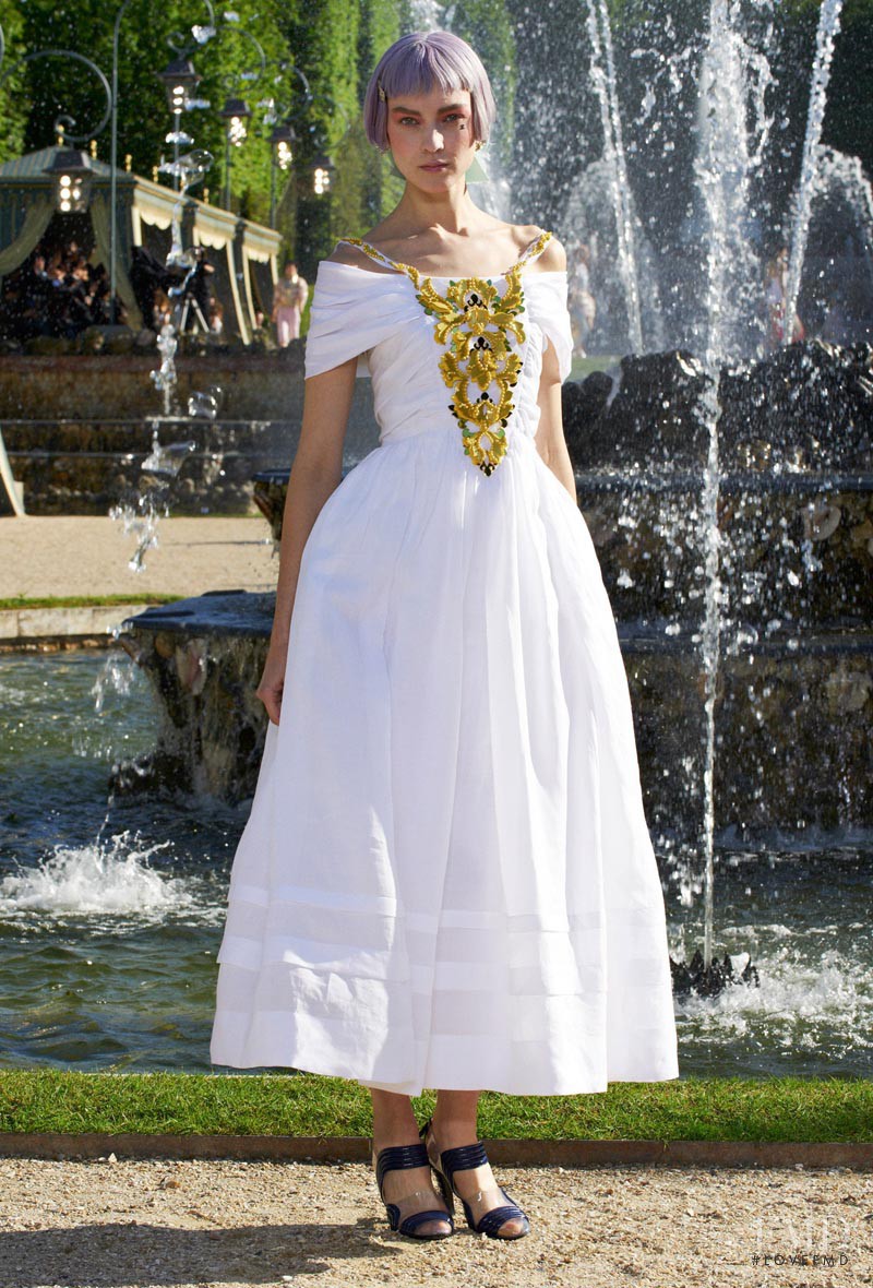 Kati Nescher featured in  the Chanel fashion show for Resort 2013