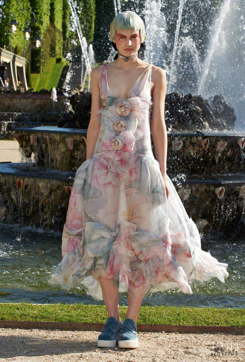 Joanna Koltuniak featured in  the Chanel fashion show for Resort 2013