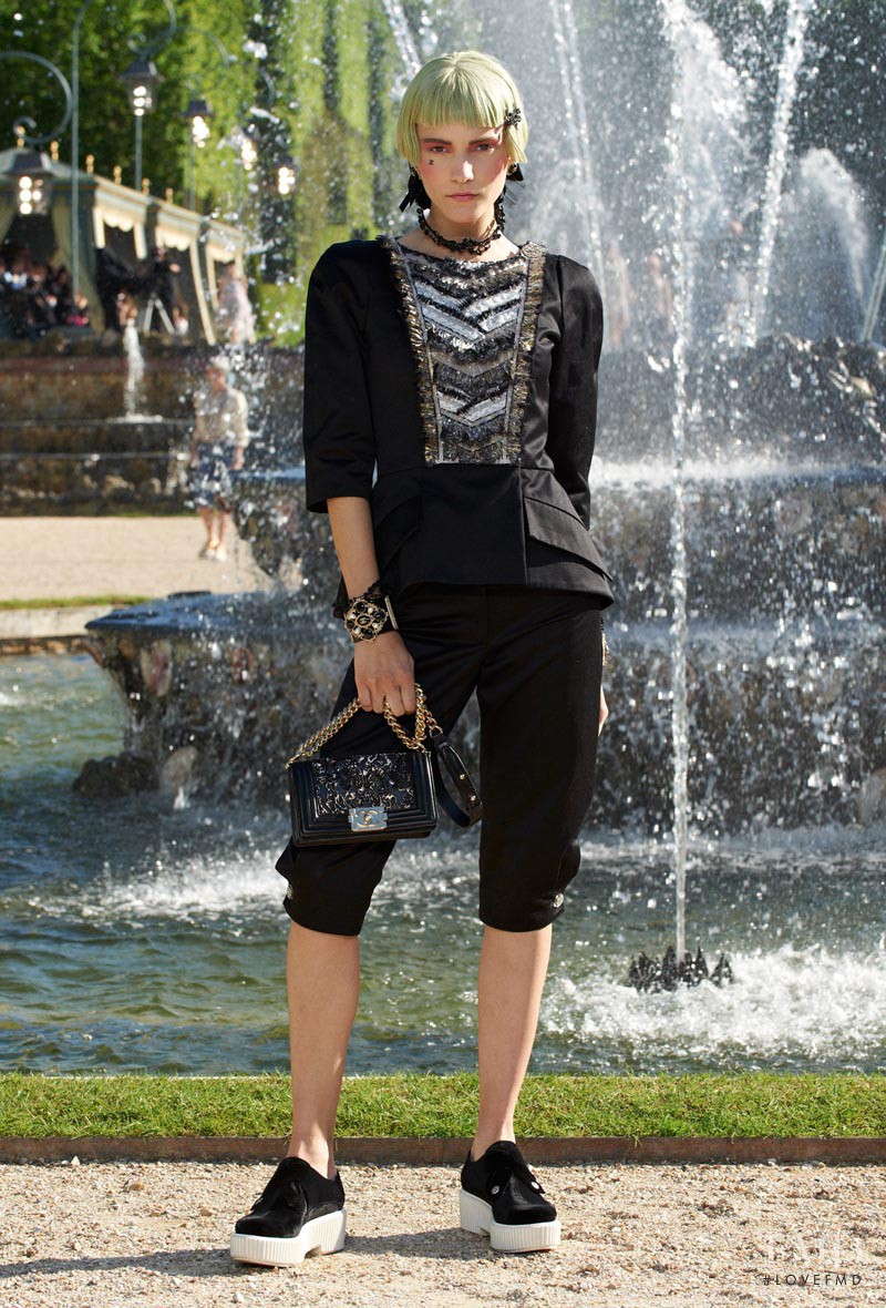 Dorothea Barth Jorgensen featured in  the Chanel fashion show for Resort 2013