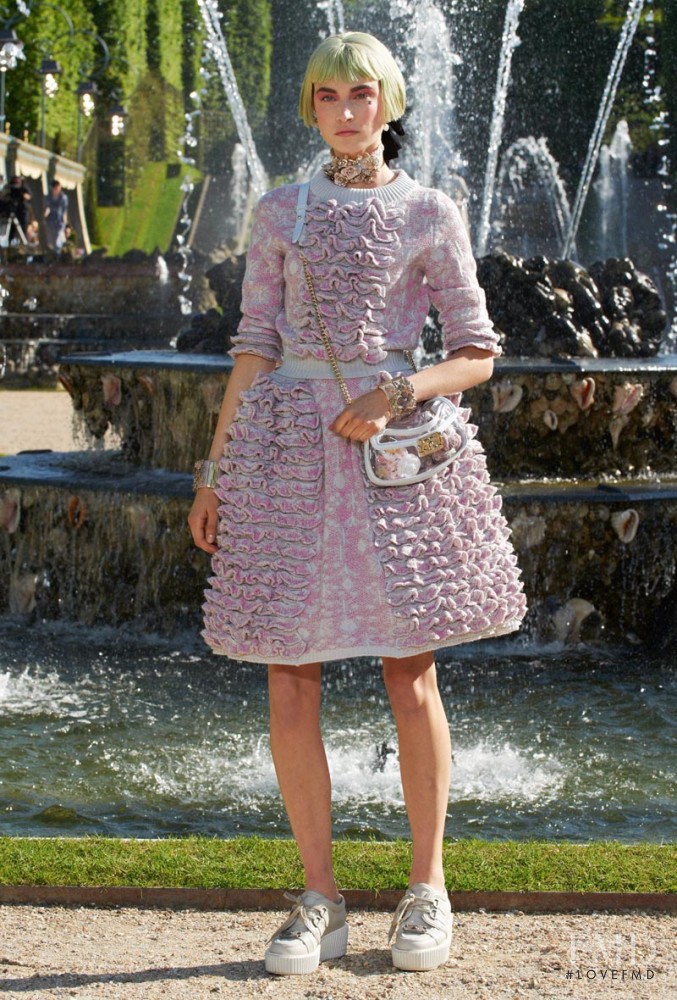 Jacquelyn Jablonski featured in  the Chanel fashion show for Resort 2013