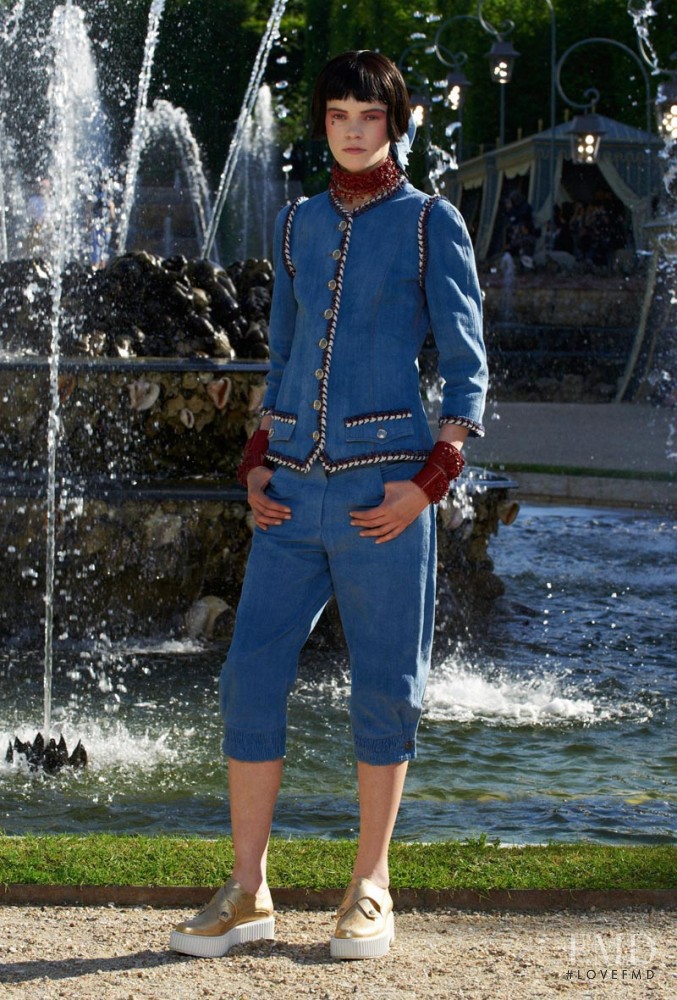 Zuzanna Stankiewicz featured in  the Chanel fashion show for Resort 2013