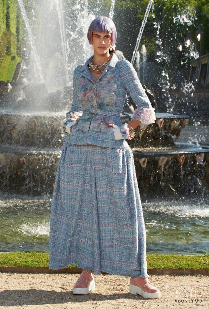 Aymeline Valade featured in  the Chanel fashion show for Resort 2013