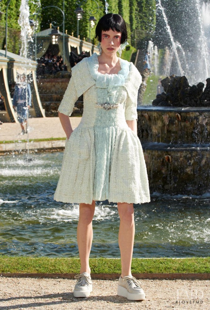 Sojourner Morrell featured in  the Chanel fashion show for Resort 2013
