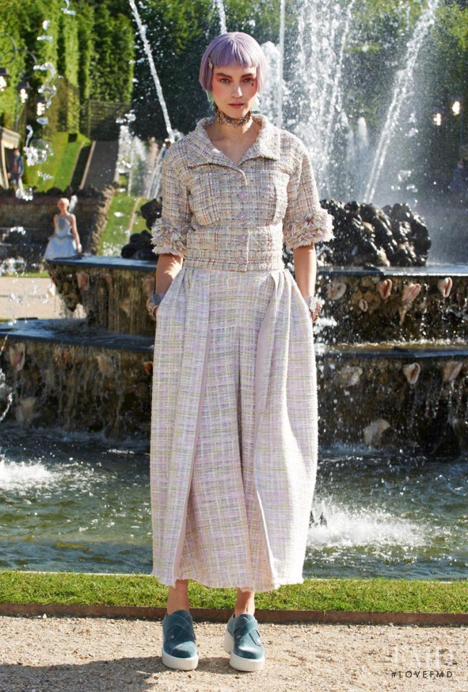 Kati Nescher featured in  the Chanel fashion show for Resort 2013