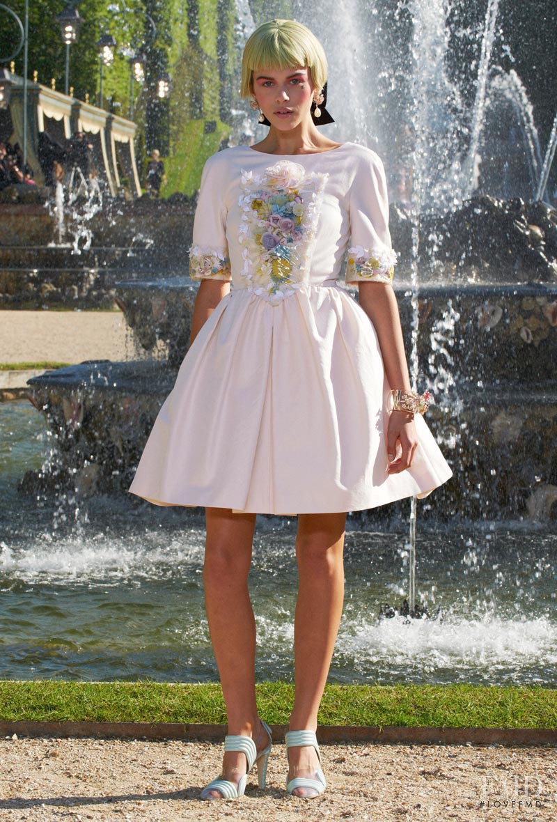 Georgia Fowler featured in  the Chanel fashion show for Resort 2013