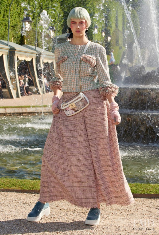 Lindsey Wixson featured in  the Chanel fashion show for Resort 2013