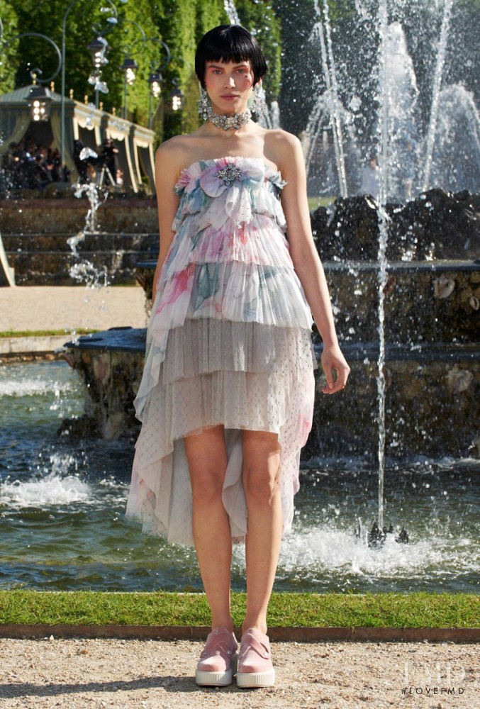 Monika Sawicka featured in  the Chanel fashion show for Resort 2013