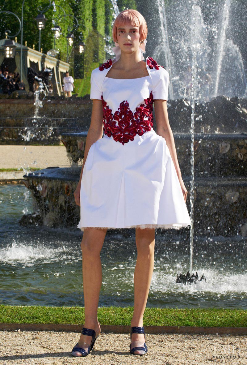 Sigrid Agren featured in  the Chanel fashion show for Resort 2013