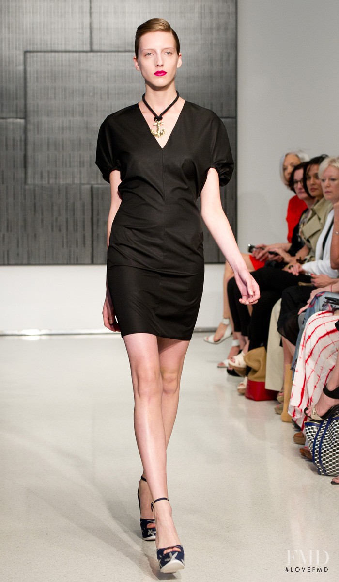 Iris Egbers featured in  the Saint Laurent fashion show for Resort 2012