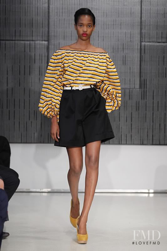 Marihenny Rivera Pasible featured in  the Saint Laurent fashion show for Resort 2012