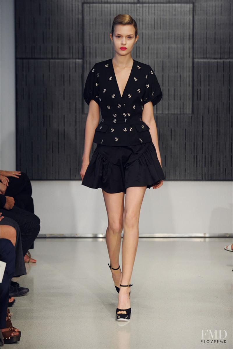 Josephine Skriver featured in  the Saint Laurent fashion show for Resort 2012