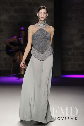 Iris Egbers featured in  the Juan Pedro Lopez fashion show for Autumn/Winter 2012