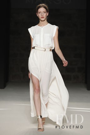 Iris Egbers featured in  the Mango fashion show for Autumn/Winter 2012