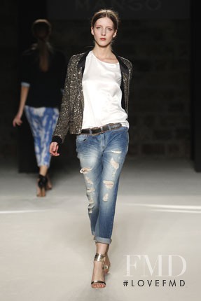 Iris Egbers featured in  the Mango fashion show for Autumn/Winter 2012