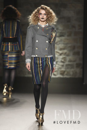 Bregje Heinen featured in  the Manuel Bolano fashion show for Autumn/Winter 2012