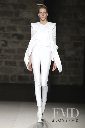 Iris Egbers featured in  the Martinez Lierah fashion show for Autumn/Winter 2012