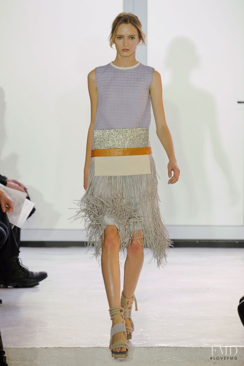 Daria Strokous featured in  the Pedro Lourenço Capsule fashion show for Spring/Summer 2012