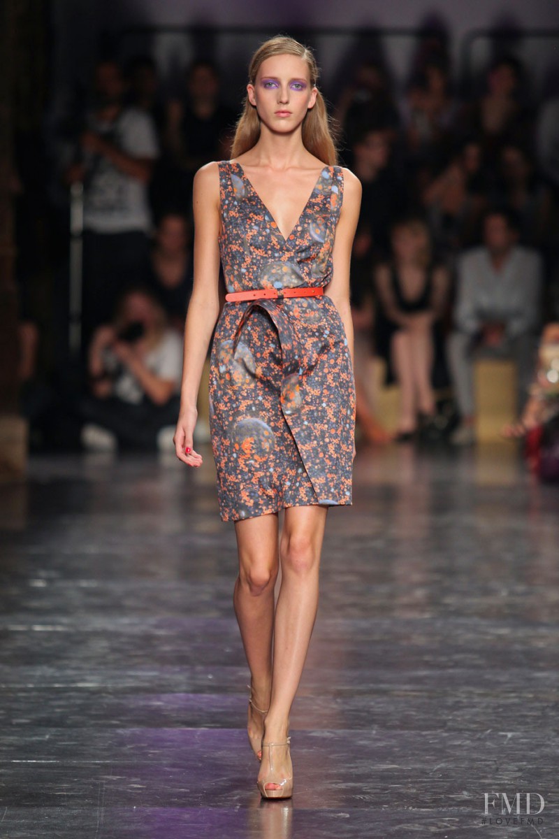Iris Egbers featured in  the Cacharel fashion show for Spring/Summer 2012