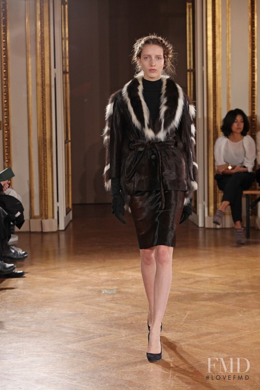 Iris Egbers featured in  the Révillon fashion show for Autumn/Winter 2012