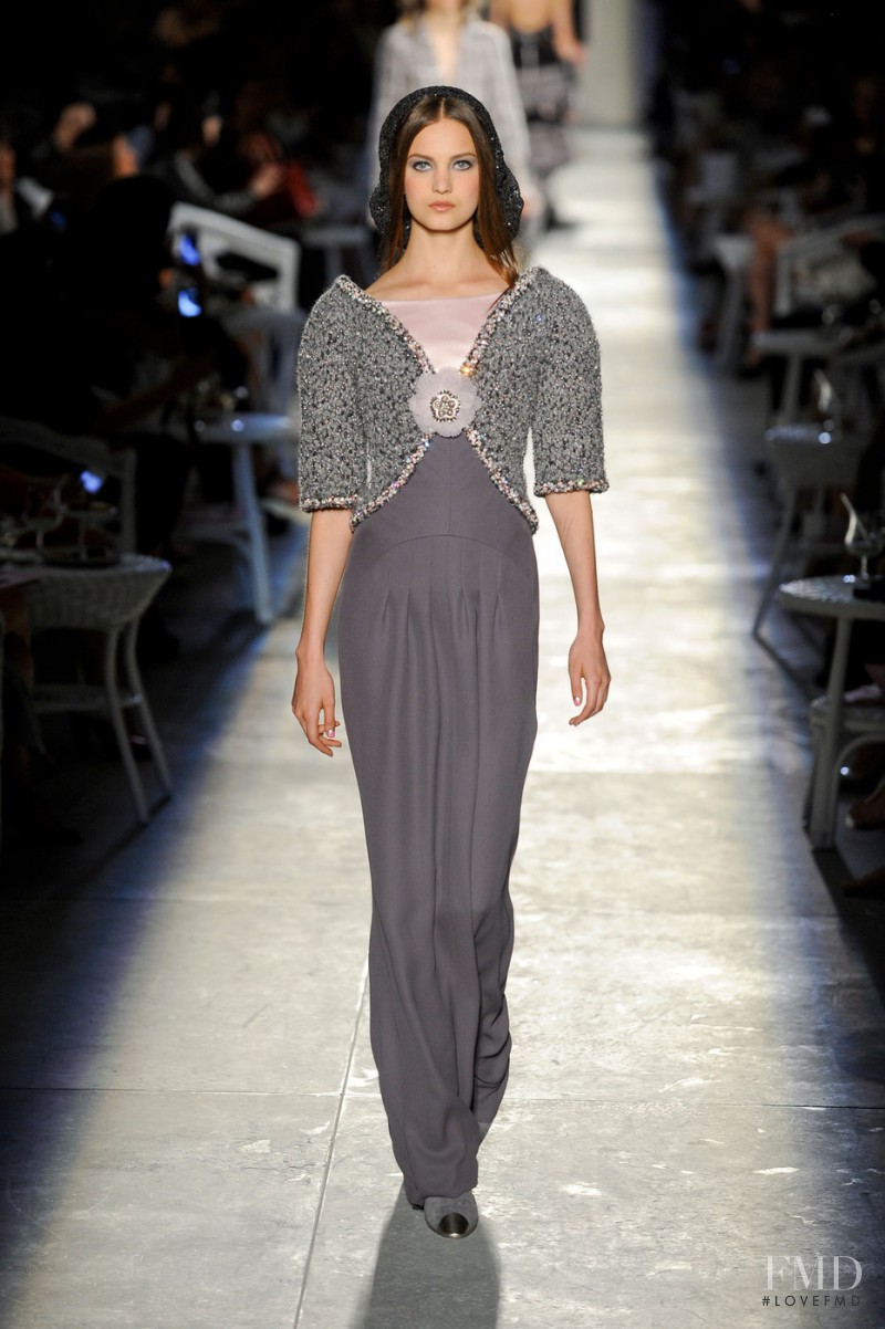 Nadine Ponce featured in  the Chanel Haute Couture fashion show for Autumn/Winter 2012