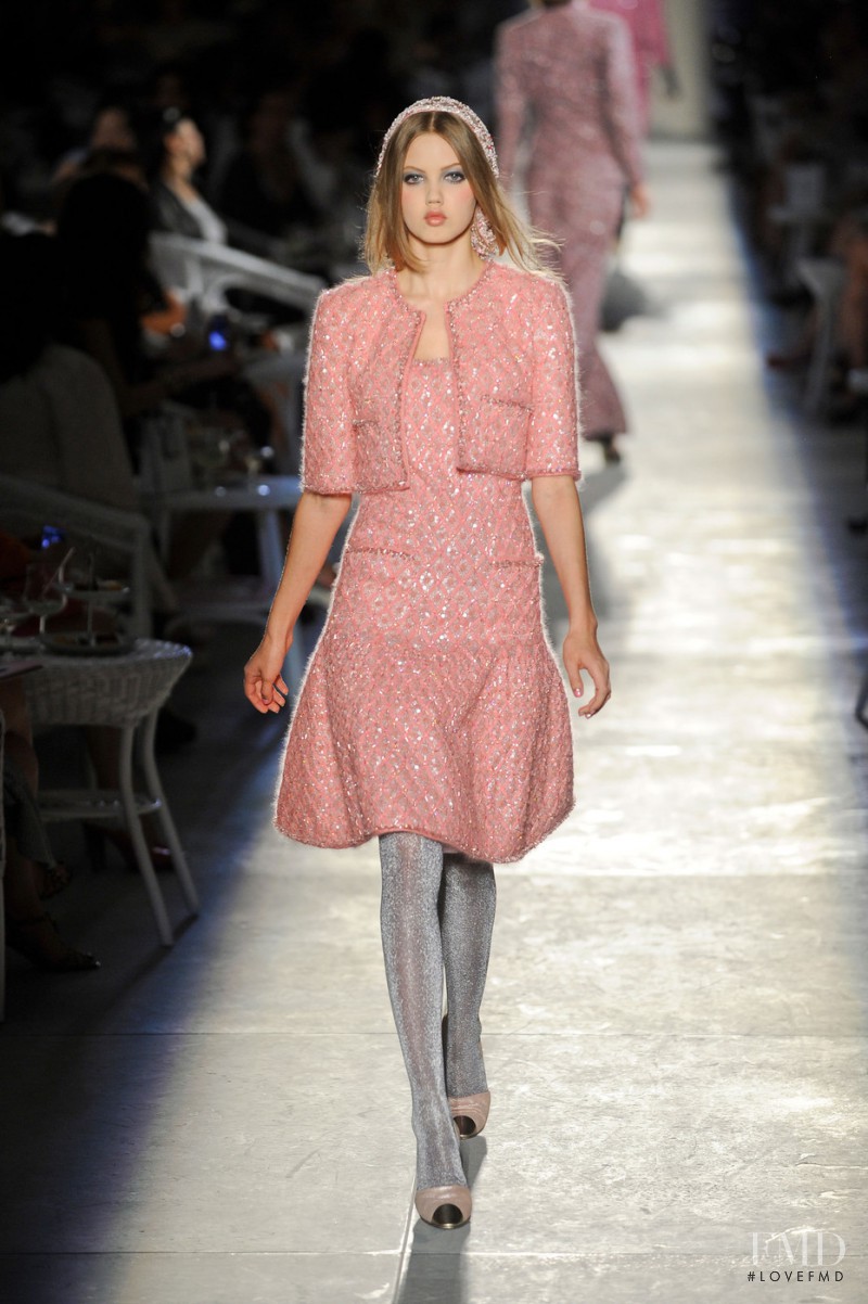 Lindsey Wixson featured in  the Chanel Haute Couture fashion show for Autumn/Winter 2012