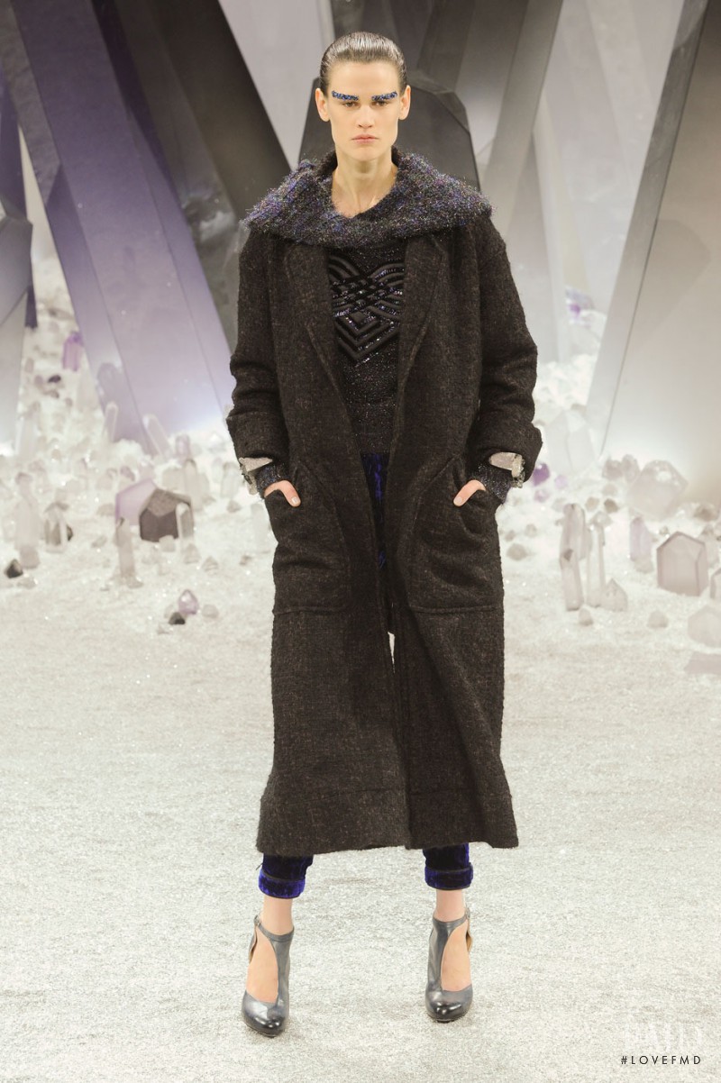 Saskia de Brauw featured in  the Chanel fashion show for Autumn/Winter 2012