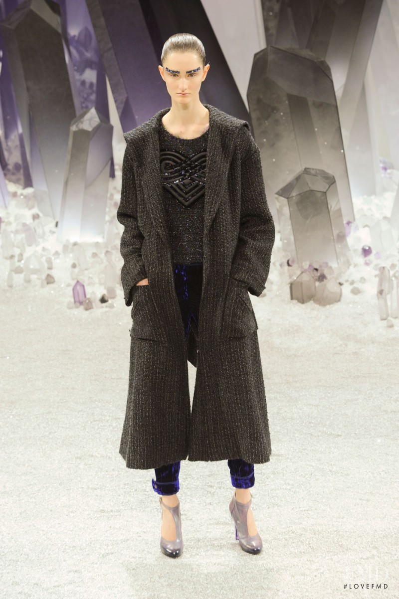 Mackenzie Drazan featured in  the Chanel fashion show for Autumn/Winter 2012