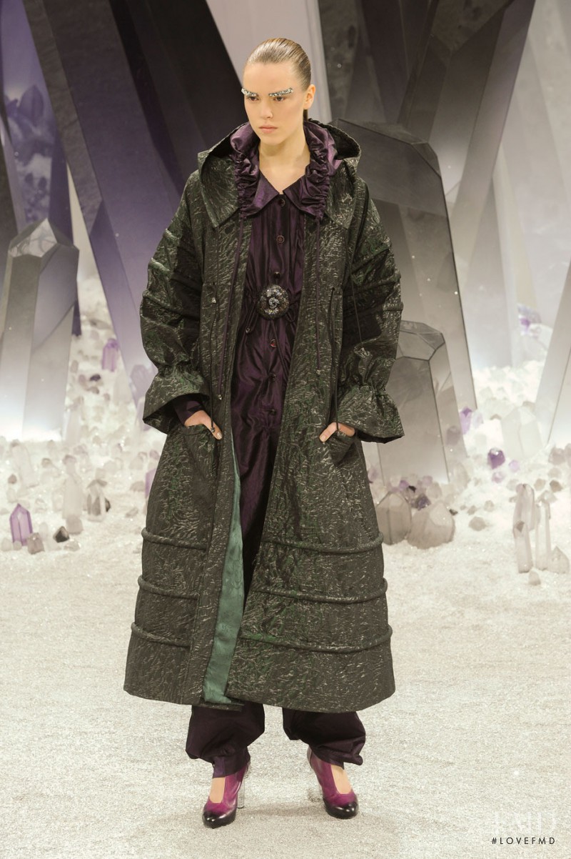 Josefien Rodermans featured in  the Chanel fashion show for Autumn/Winter 2012