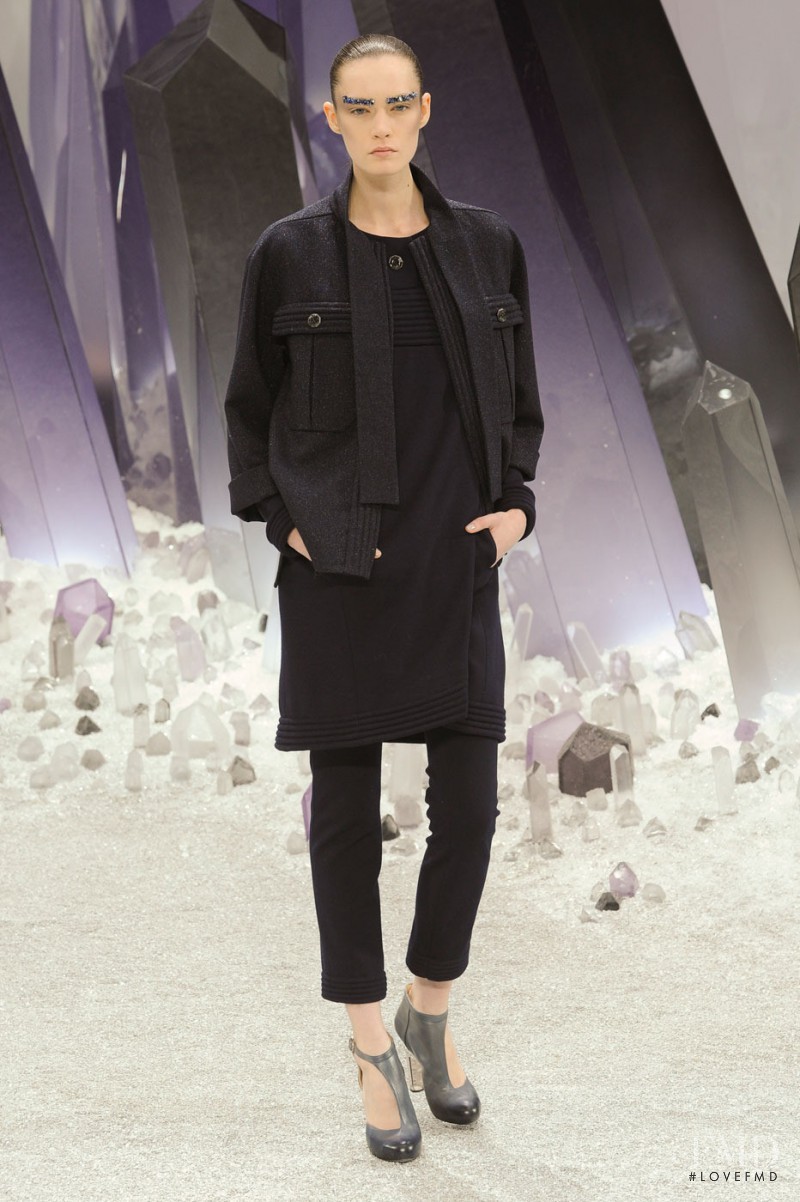Patrycja Gardygajlo featured in  the Chanel fashion show for Autumn/Winter 2012
