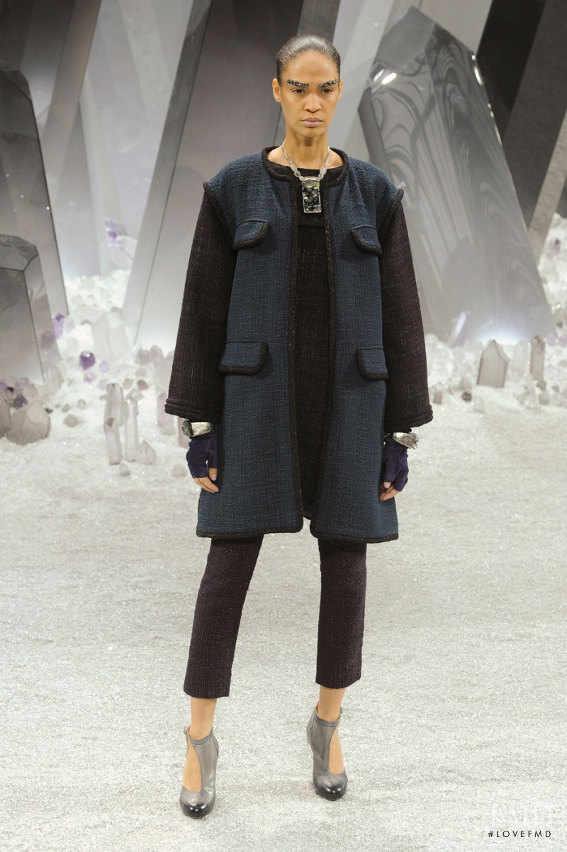 Joan Smalls featured in  the Chanel fashion show for Autumn/Winter 2012