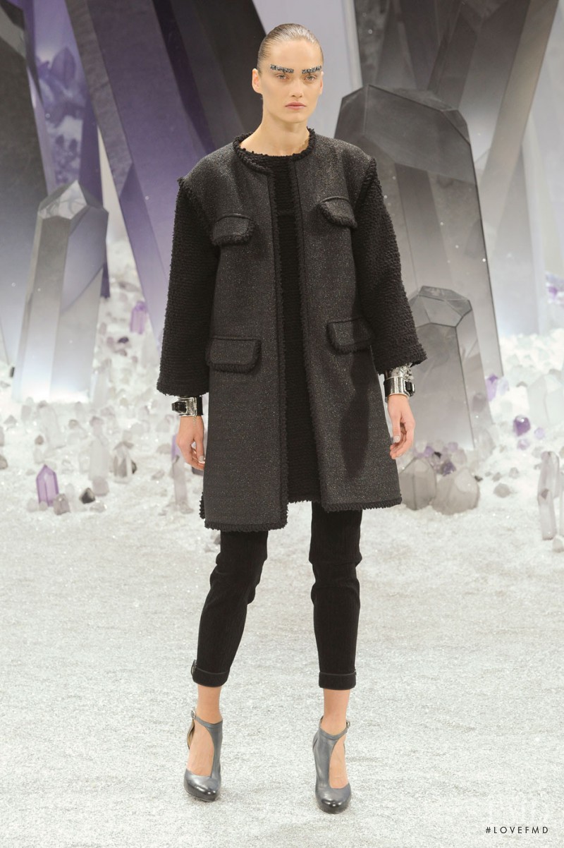 Karmen Pedaru featured in  the Chanel fashion show for Autumn/Winter 2012