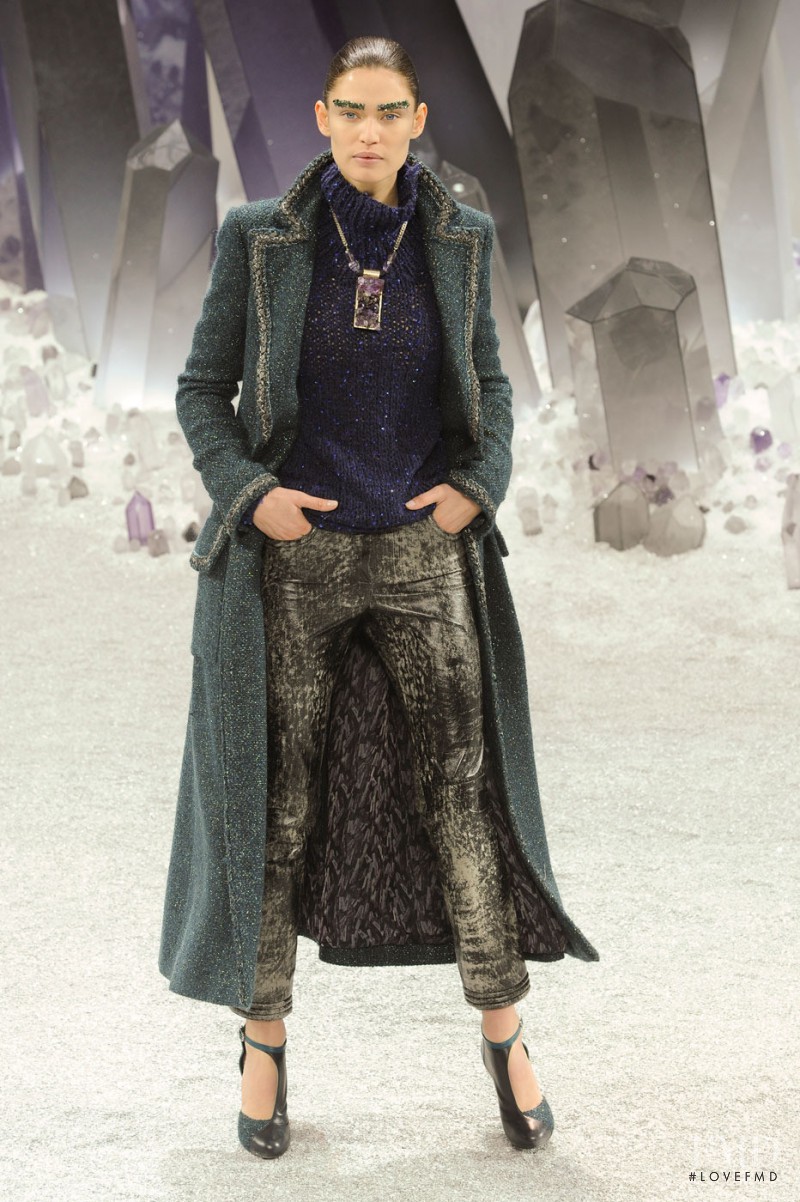 Bianca Balti featured in  the Chanel fashion show for Autumn/Winter 2012