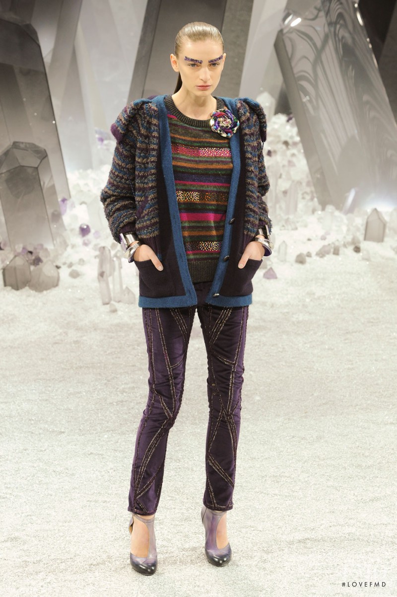 Rosemary Smith featured in  the Chanel fashion show for Autumn/Winter 2012