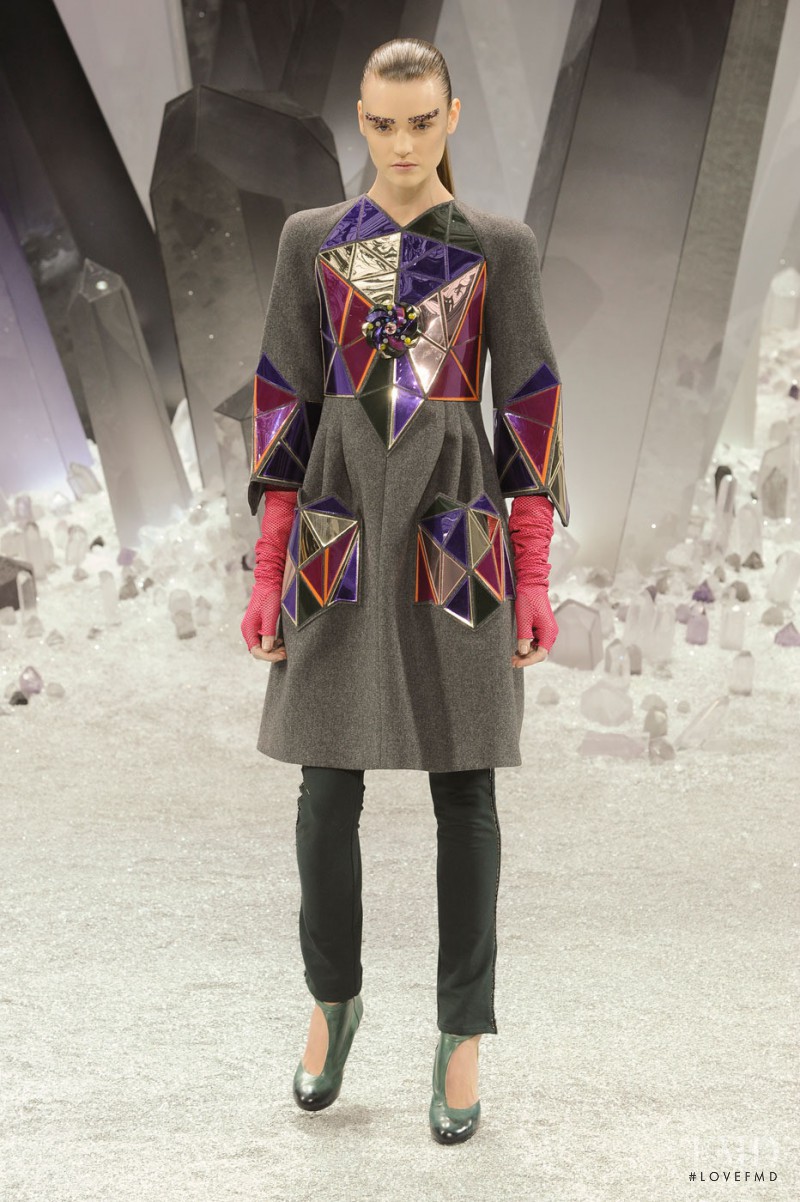 Montana Cox featured in  the Chanel fashion show for Autumn/Winter 2012