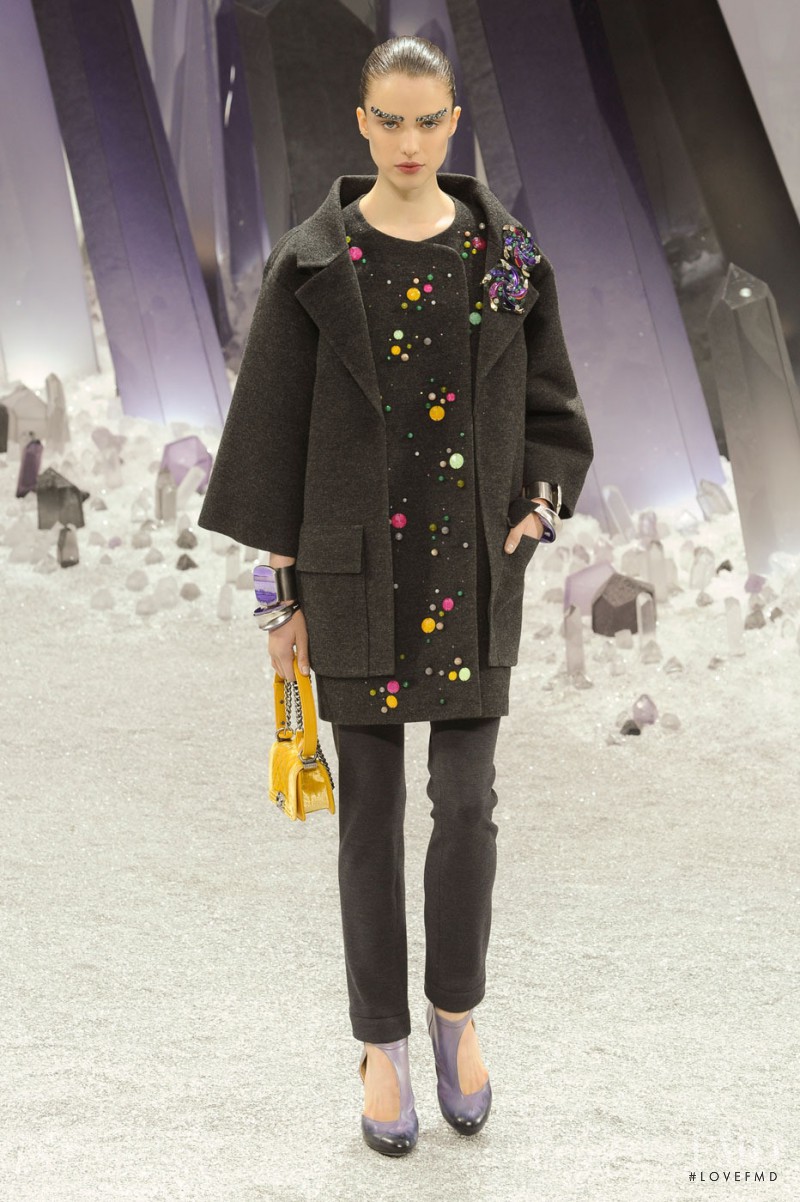 Margaret Qualley featured in  the Chanel fashion show for Autumn/Winter 2012