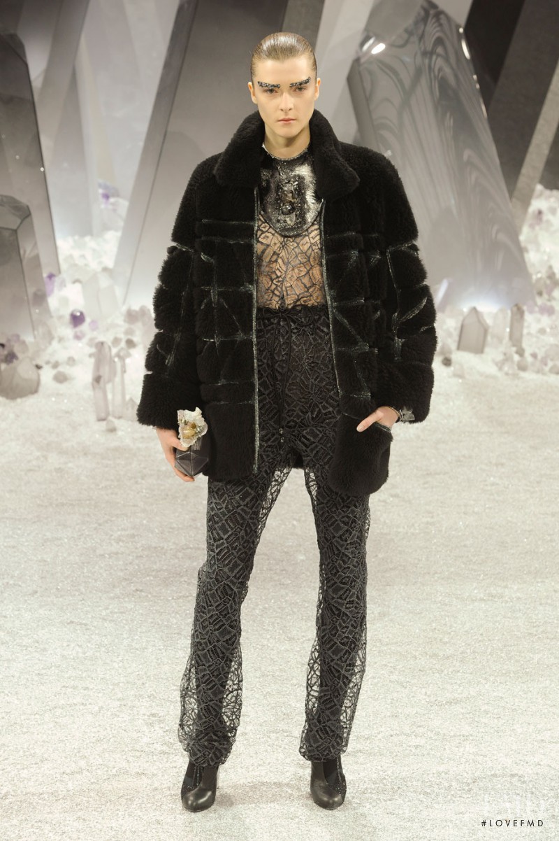Zenia Sevastyanova featured in  the Chanel fashion show for Autumn/Winter 2012
