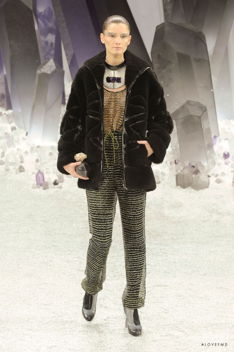 Ava Smith featured in  the Chanel fashion show for Autumn/Winter 2012