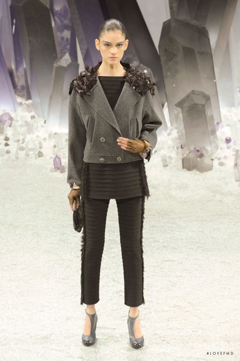 Isabella Melo featured in  the Chanel fashion show for Autumn/Winter 2012