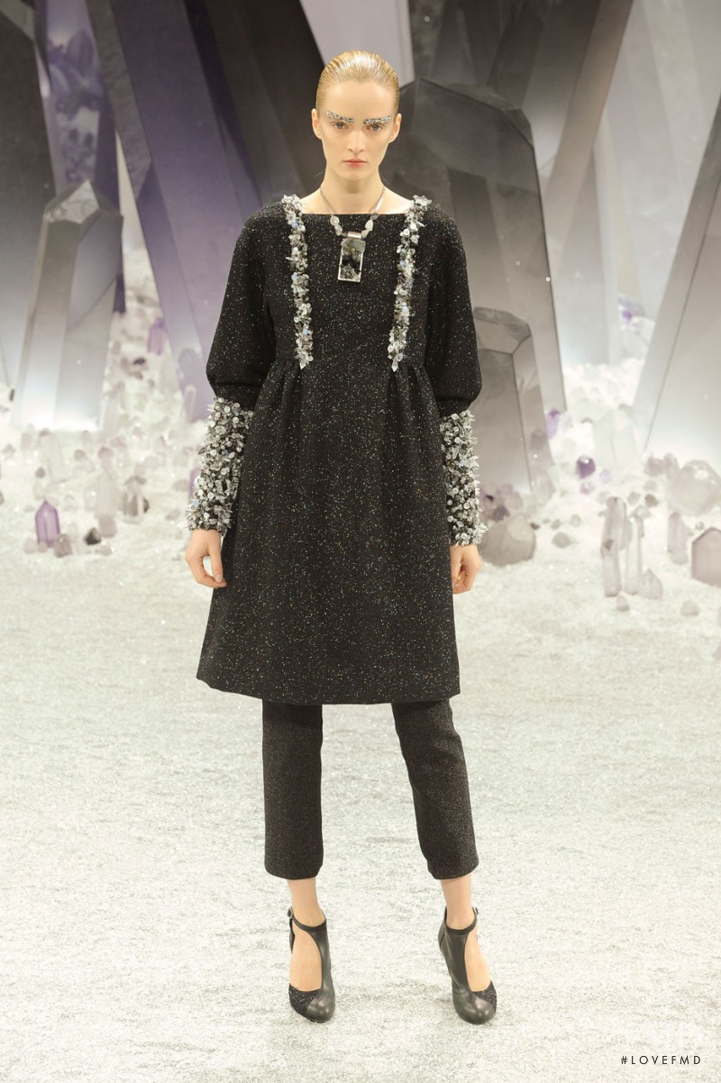 Daria Strokous featured in  the Chanel fashion show for Autumn/Winter 2012