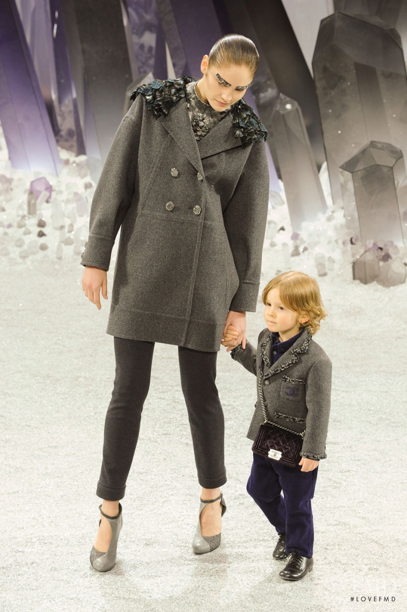 Heidi Mount featured in  the Chanel fashion show for Autumn/Winter 2012