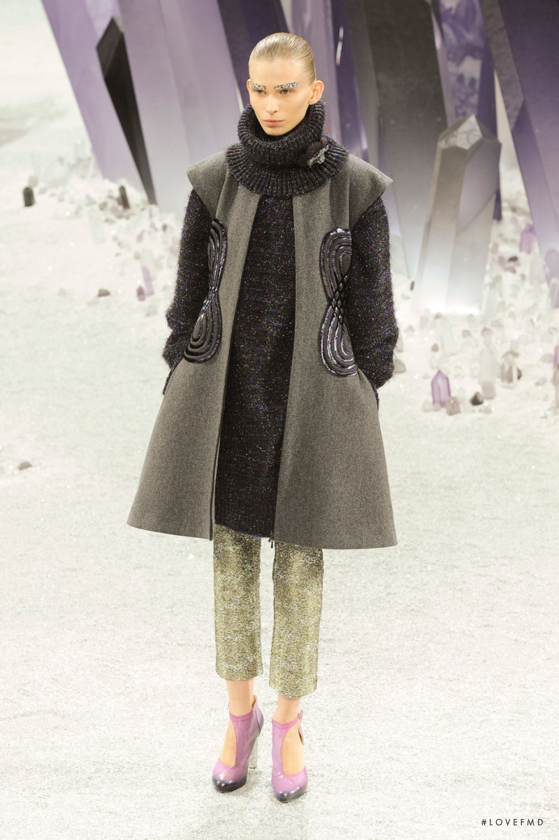 Monika Sawicka featured in  the Chanel fashion show for Autumn/Winter 2012