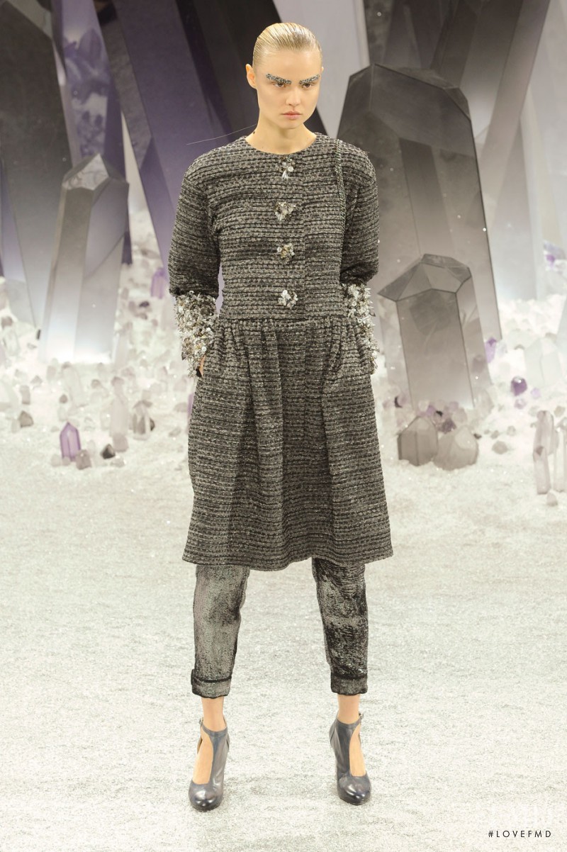 Magdalena Frackowiak featured in  the Chanel fashion show for Autumn/Winter 2012