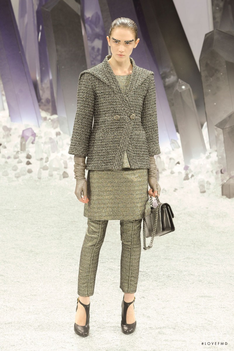 Caitlin Lomax featured in  the Chanel fashion show for Autumn/Winter 2012