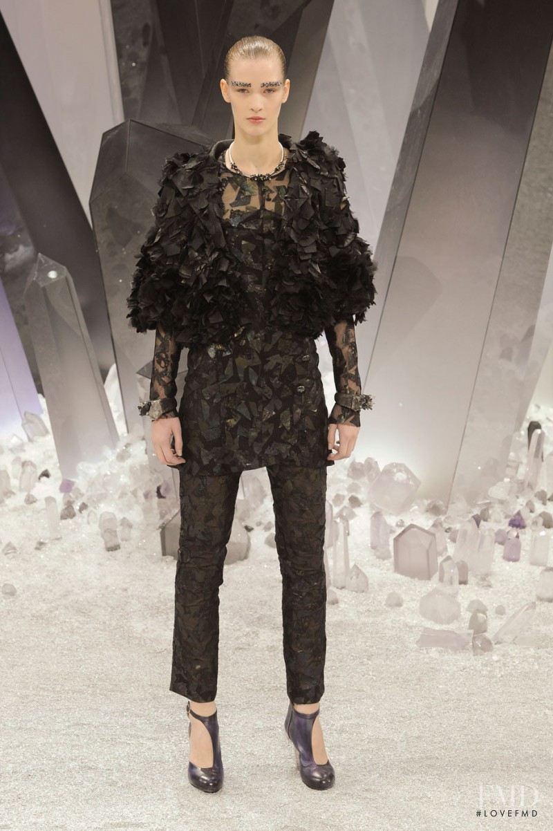 Elena Bartels featured in  the Chanel fashion show for Autumn/Winter 2012