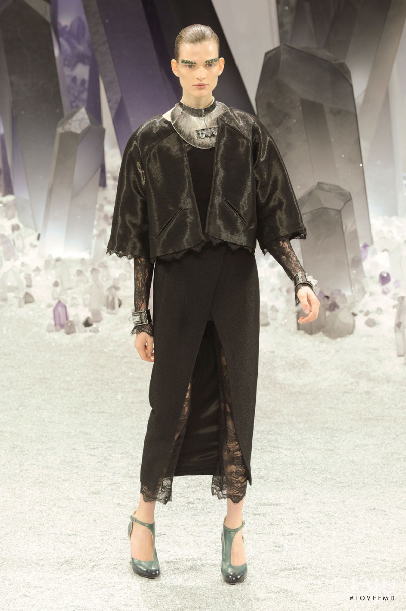 Bette Franke featured in  the Chanel fashion show for Autumn/Winter 2012