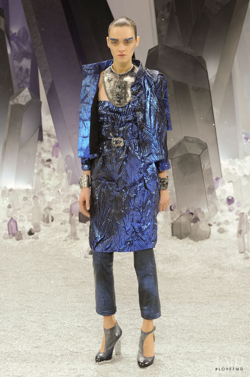 Magda Laguinge featured in  the Chanel fashion show for Autumn/Winter 2012